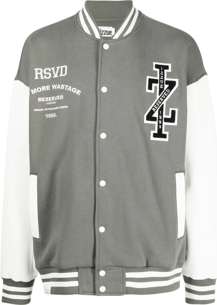 Logo-Print Bomber-Jacket