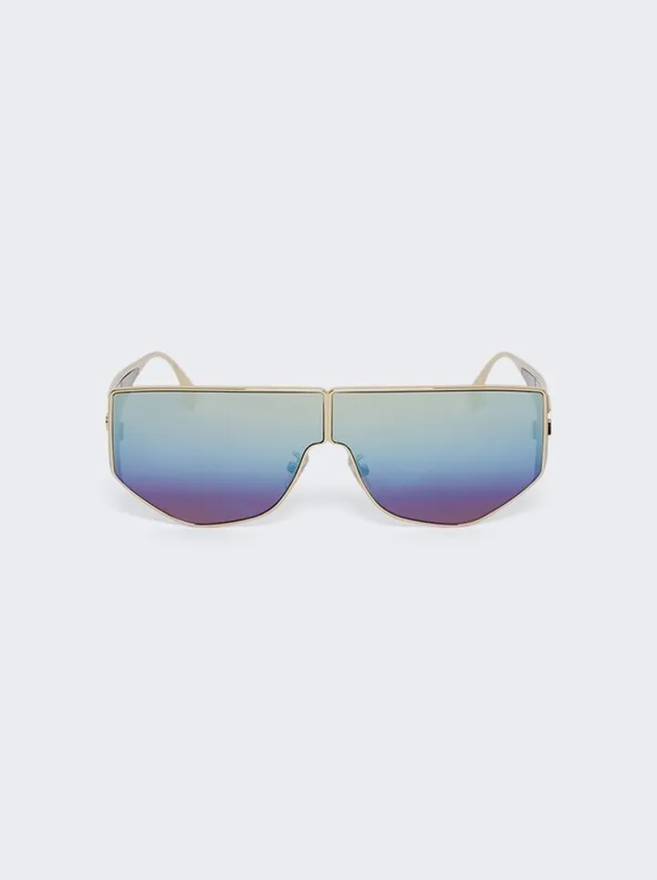 Universal Sunglasses Gold & Blue
