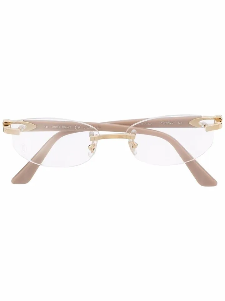 Frameless Rounded Glasses