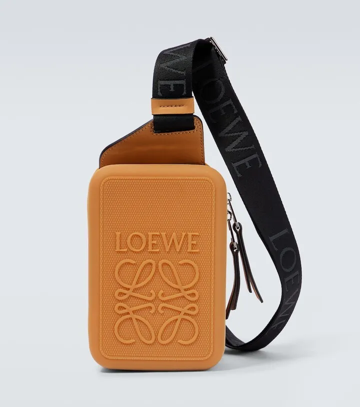 Molded Sling rubber crossbody bag