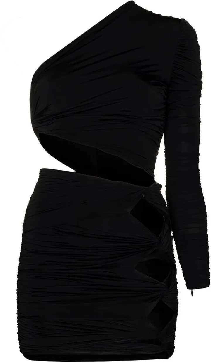 Keats one-shoulder minidress