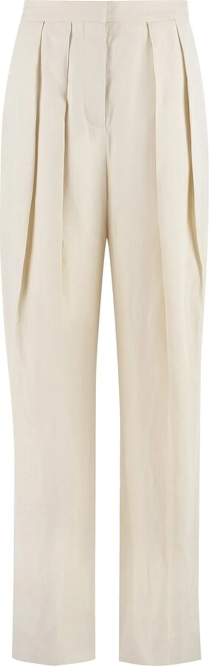 Stella McCartney Straight Leg Pleated Pants