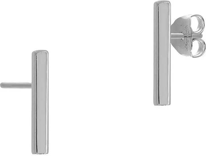 14K White Gold Stud Earrings