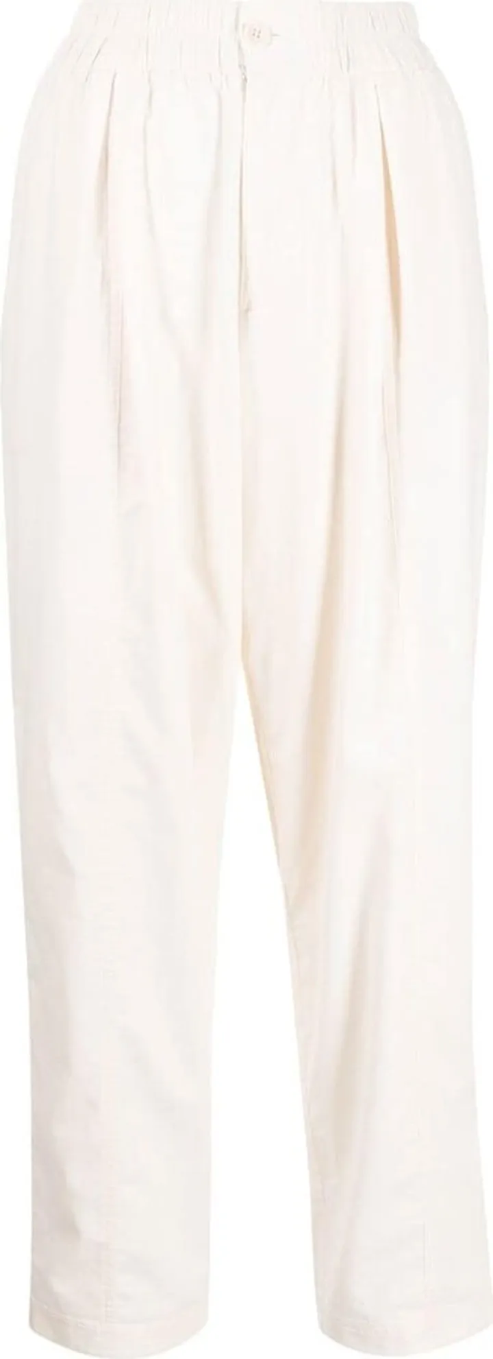 Cropped Loose-Fit Trousers