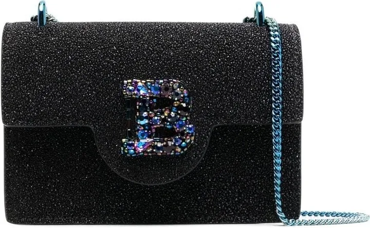 Crystal-Embellished Logo Mini Bag