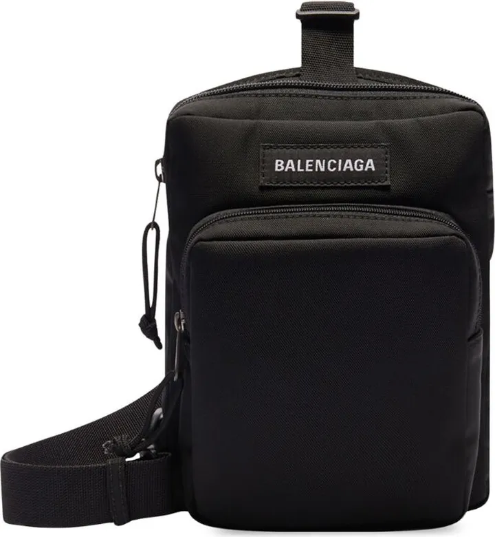 Balenciaga Logo Cross-Body Bag