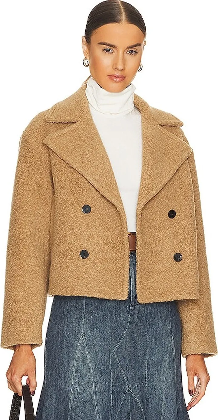 Faux Fur Peacoat
