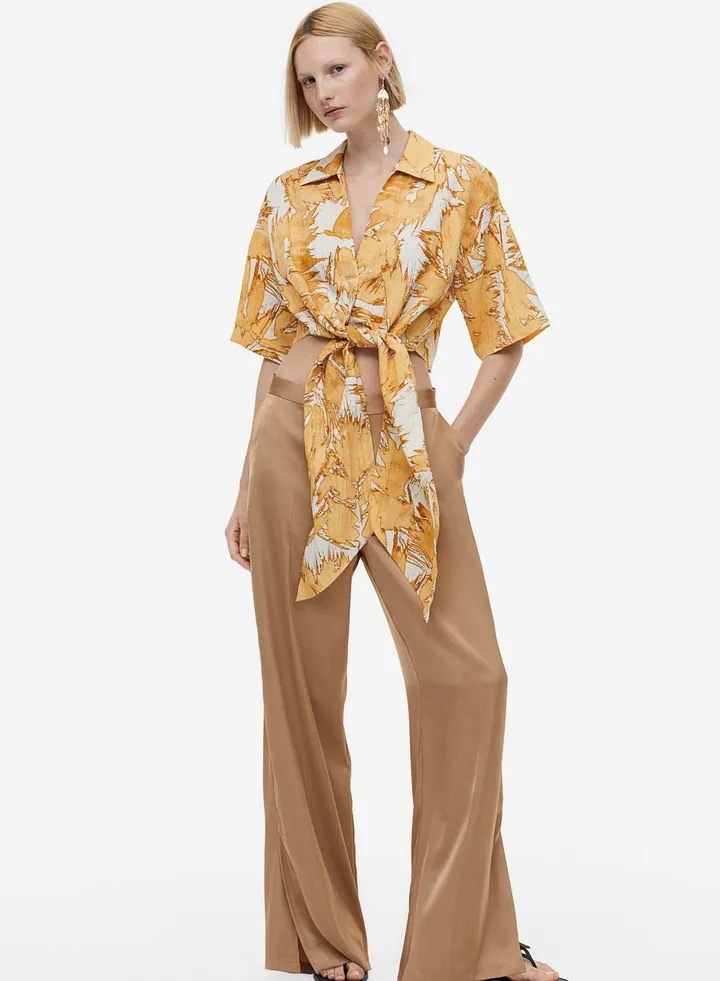 Tie Detail Top