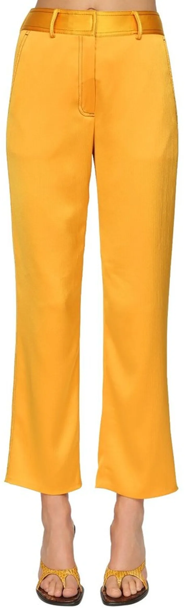 Cropped High Waist Pants
