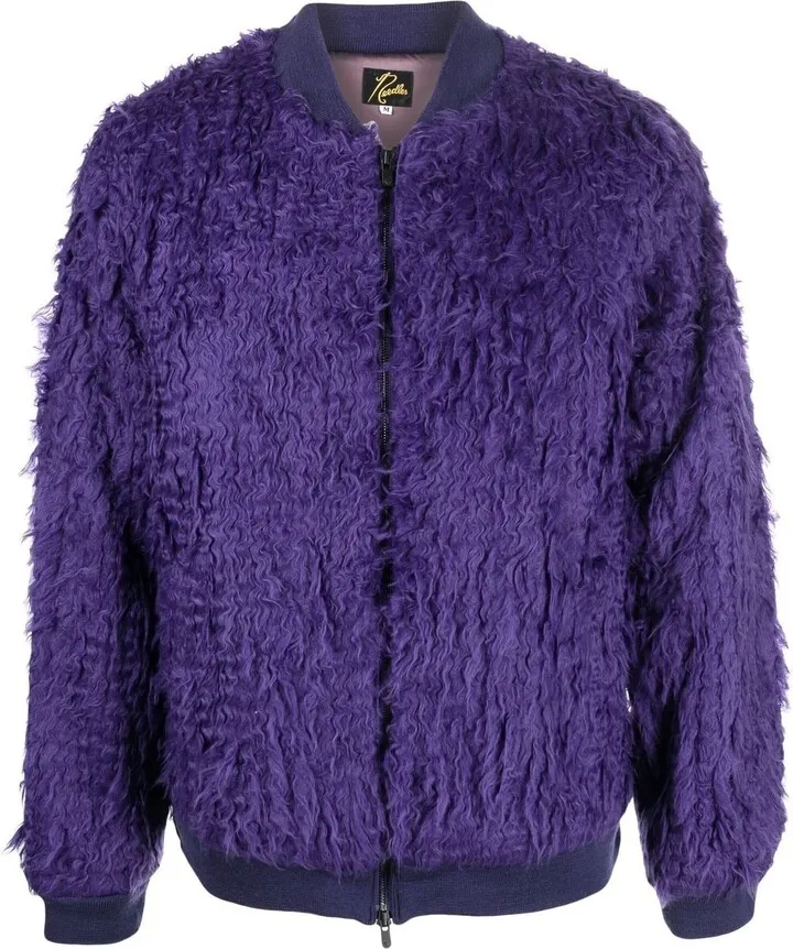 Faux-Fur Bomber Jacket