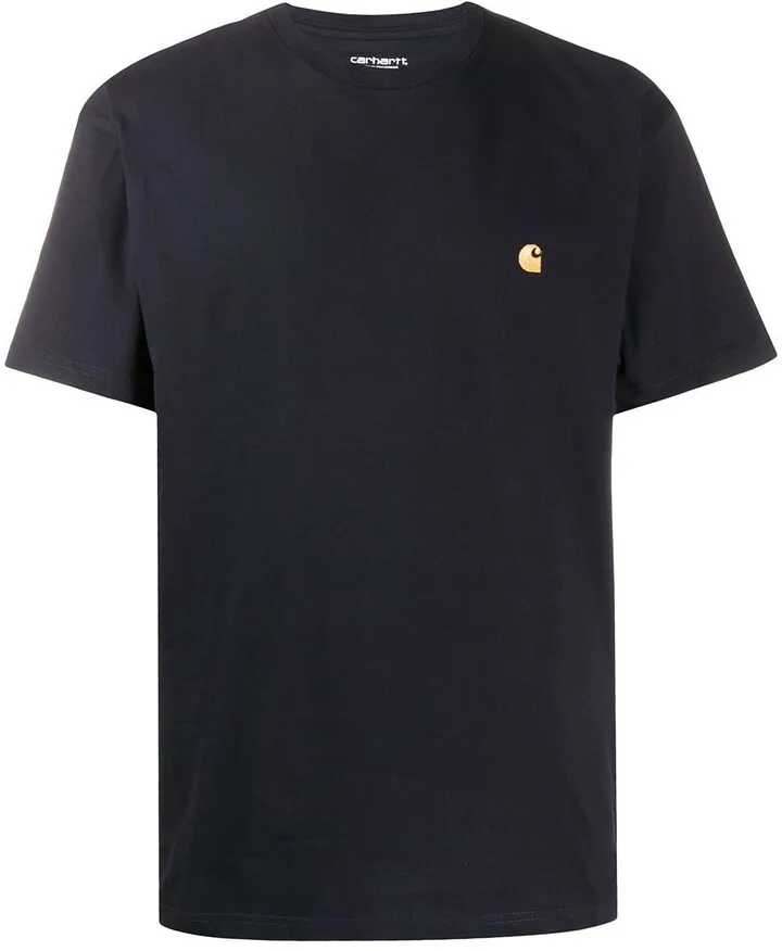 logo embroidered crew neck T-shirt