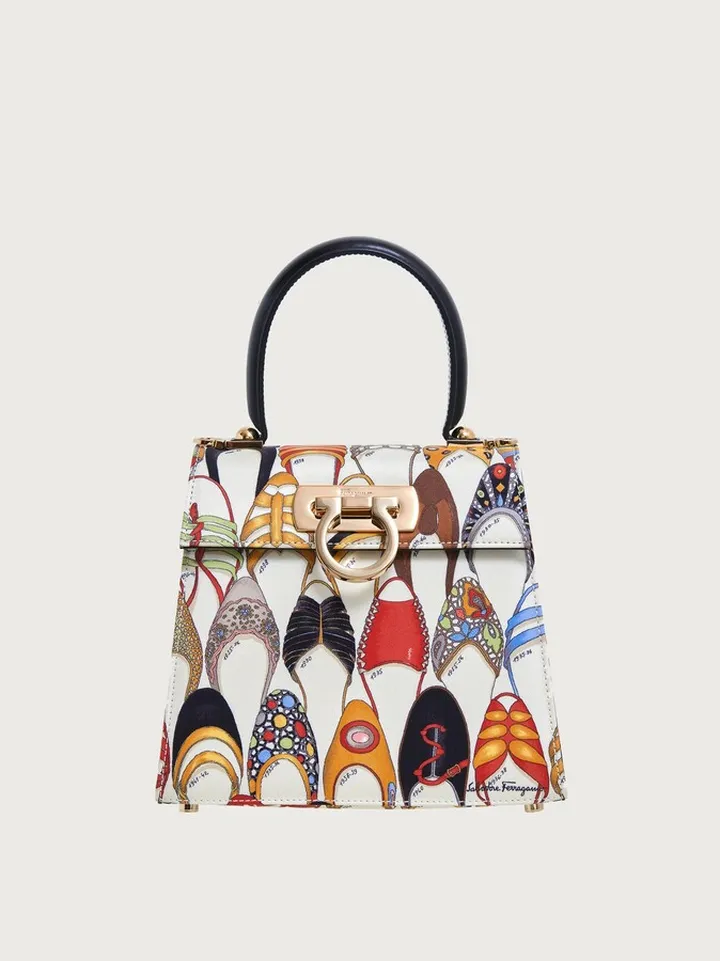 Ferragamo Women Iconic Top Handle (S) Multicolor