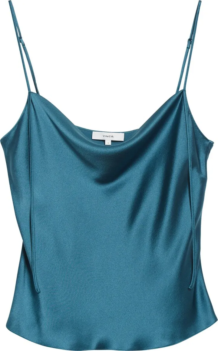 Draped Silk Camisole