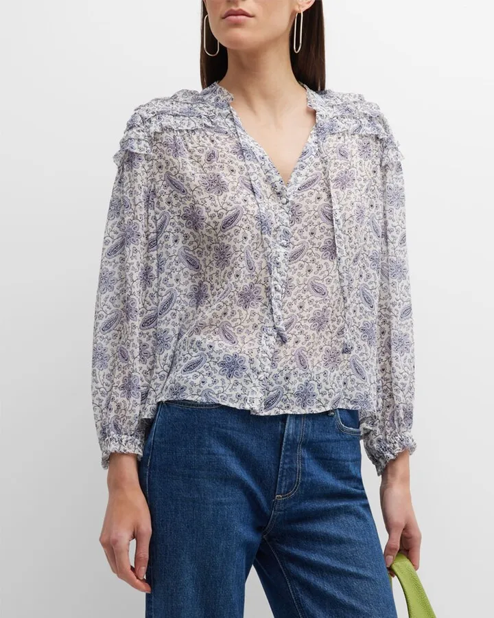Margret Ruffled Blouse