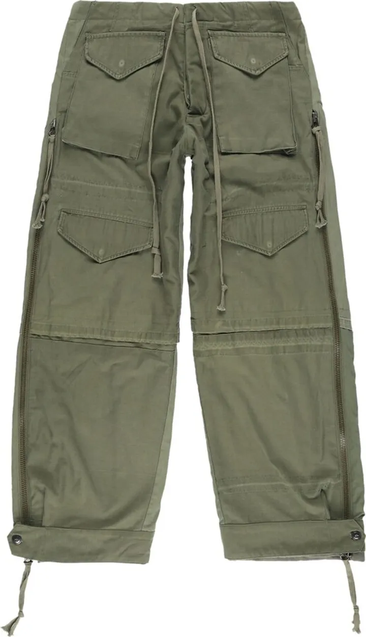 Straight-Leg Cotton Cargo Pants
