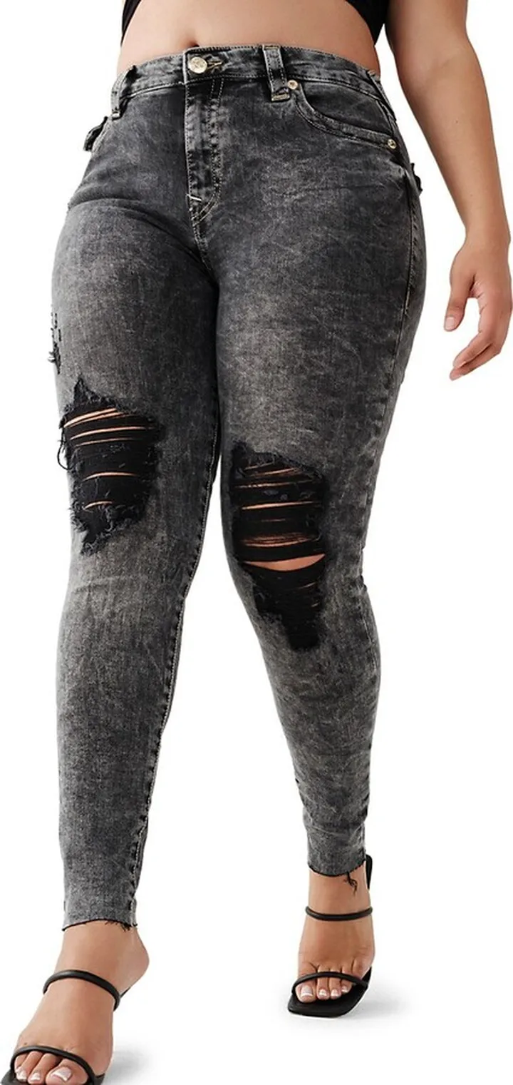 Jennie Skinny Fit Distressed Jeans