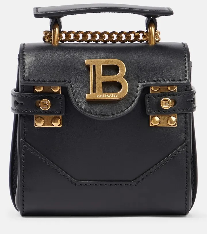 B-Buzz Mini leather shoulder bag
