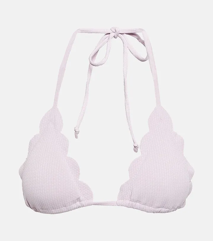 Broadway triangle bikini top