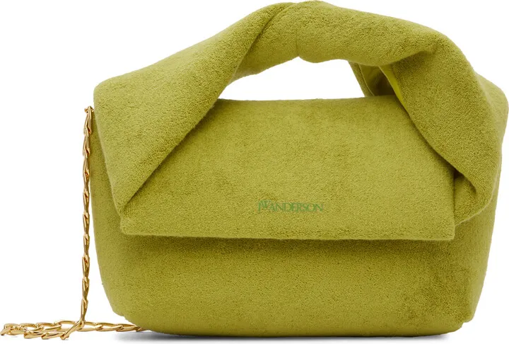 JW Anderson Green Midi Twister Shoulder Bag