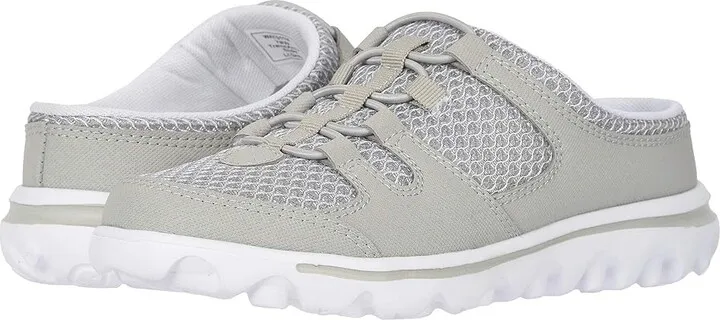 Propet TravelActiv Slide (Grey) Women's Slip on Shoes