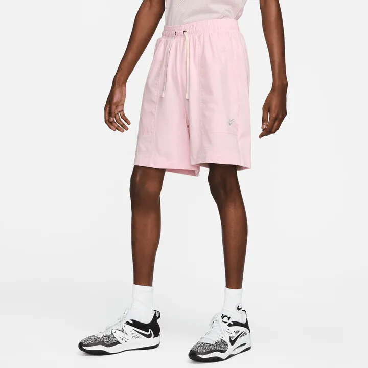 Nike Men's Kevin Durant 8" Fleece Basketball Shorts in Pink