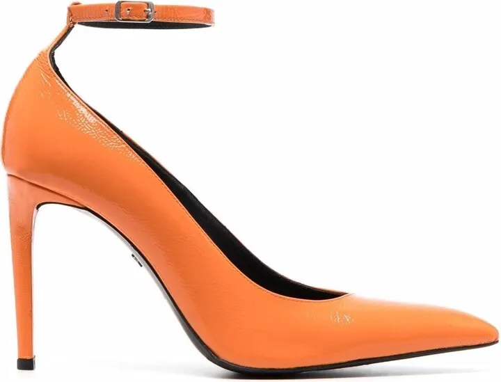 Pointed-Toe Leather Pumps