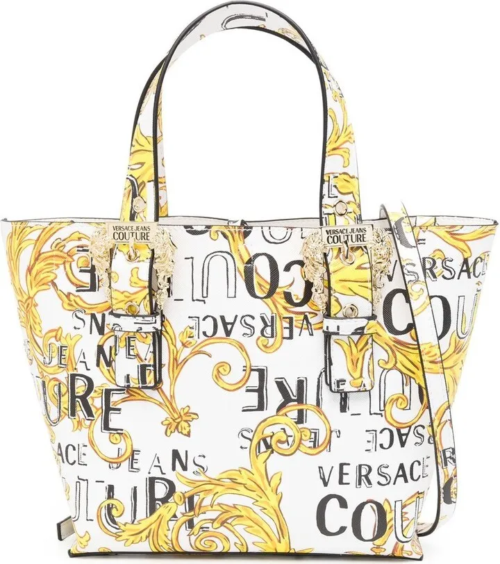 Reversible Logo-Print Tote Bag