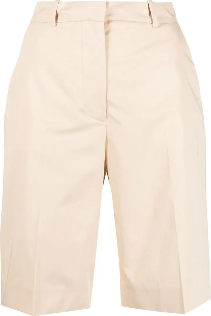 Tailored High-Waist Shorts