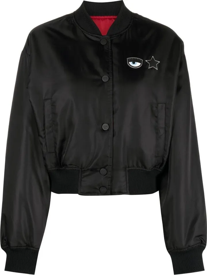 Eye Star logo bomber jacket