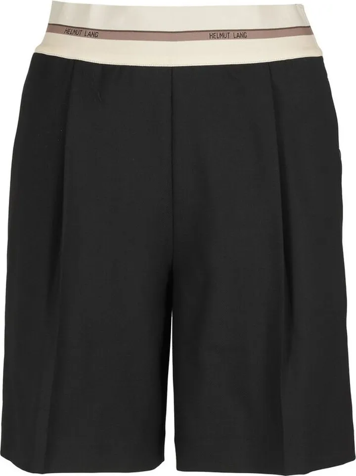 Helmut Lang Logo-Waistband Bermuda Shorts