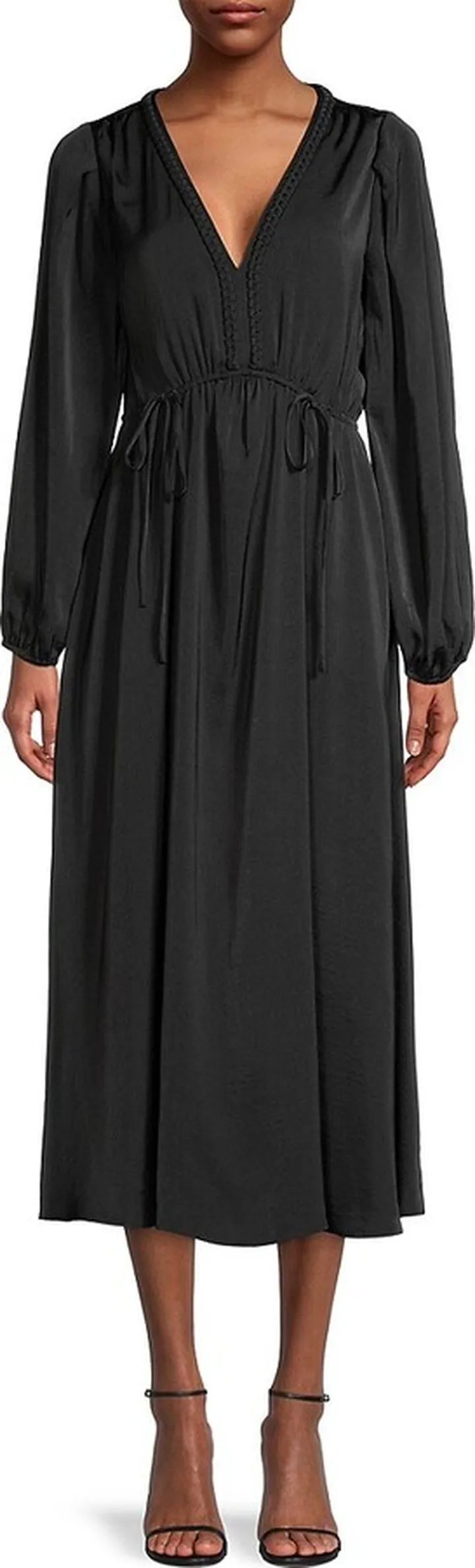 Sari Ruched Waist Midi Dress