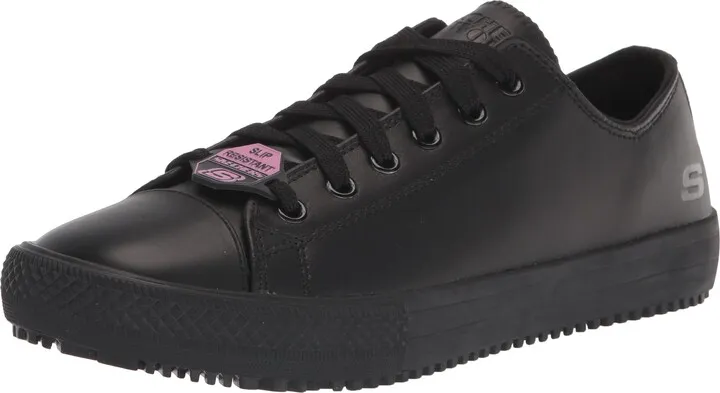 Skechers for Work Women's Gibson-Hardwood Slip-Resistant Sneaker