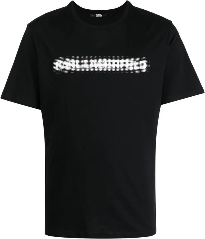 logo-print detail T-shirt