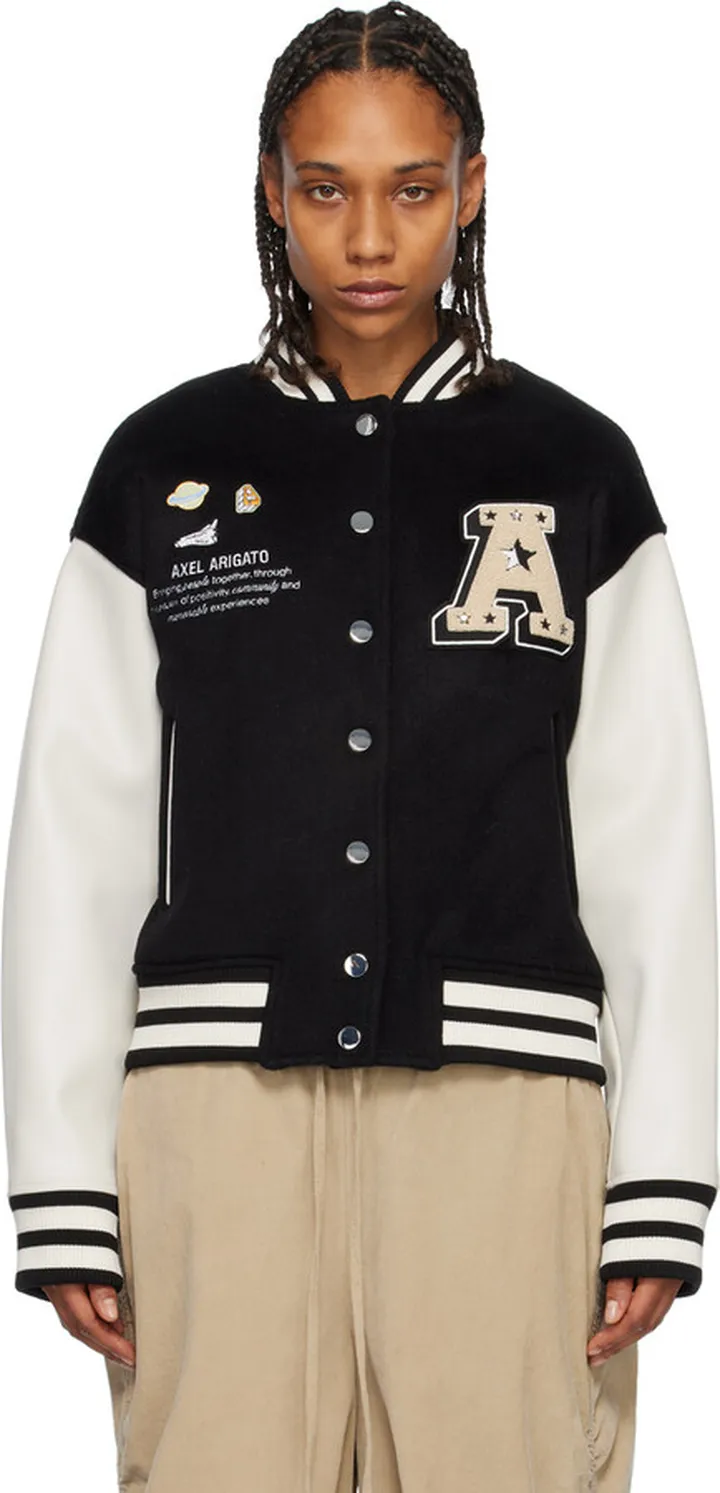 Axel Arigato Black Arigato Space Academy Bomber Jacket