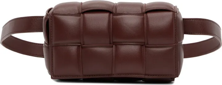 Bottega Veneta Burgundy Small Cassette Belt Bag