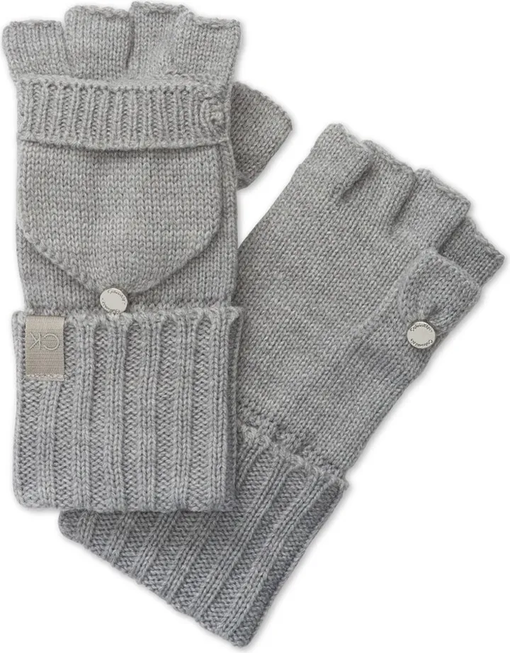 Calvin Klein Women's Supersoft Flip-Top Knit Gloves