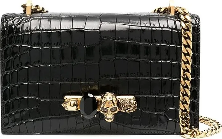 Alexander McQueen Jewelled Satchel Shoulder Bag