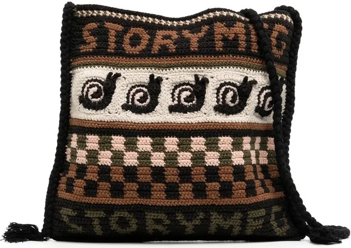 Stash crochet shoulder bag