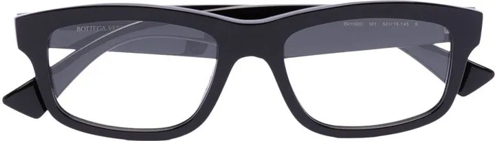 Black Rectangle Optical Glasses