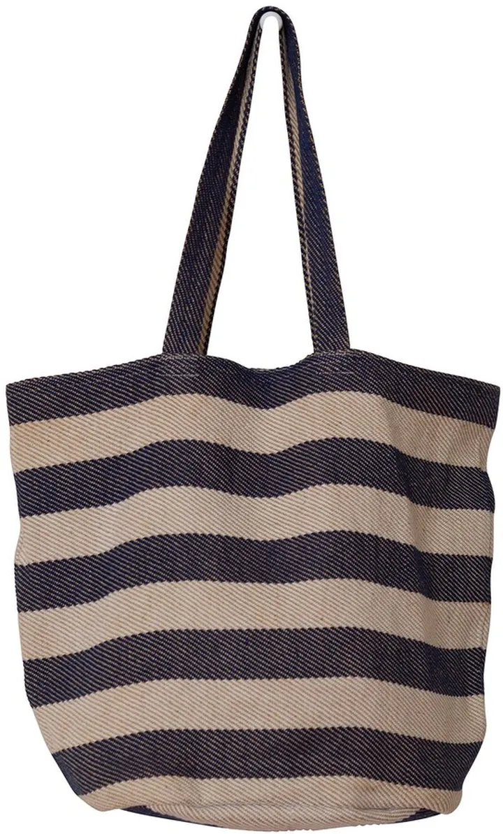 Provence Stripe Jute Tote