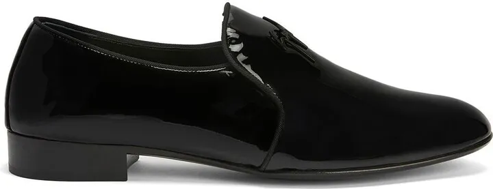 Fergus high-shine loafers