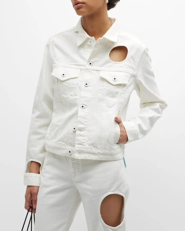 Meteor Cutout Denim Jacket