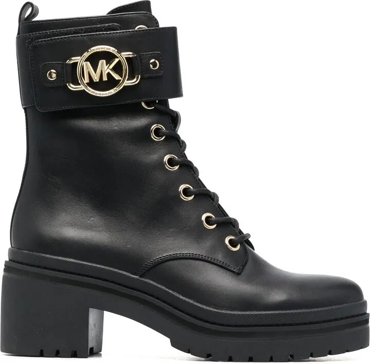 Rory leather combat boots