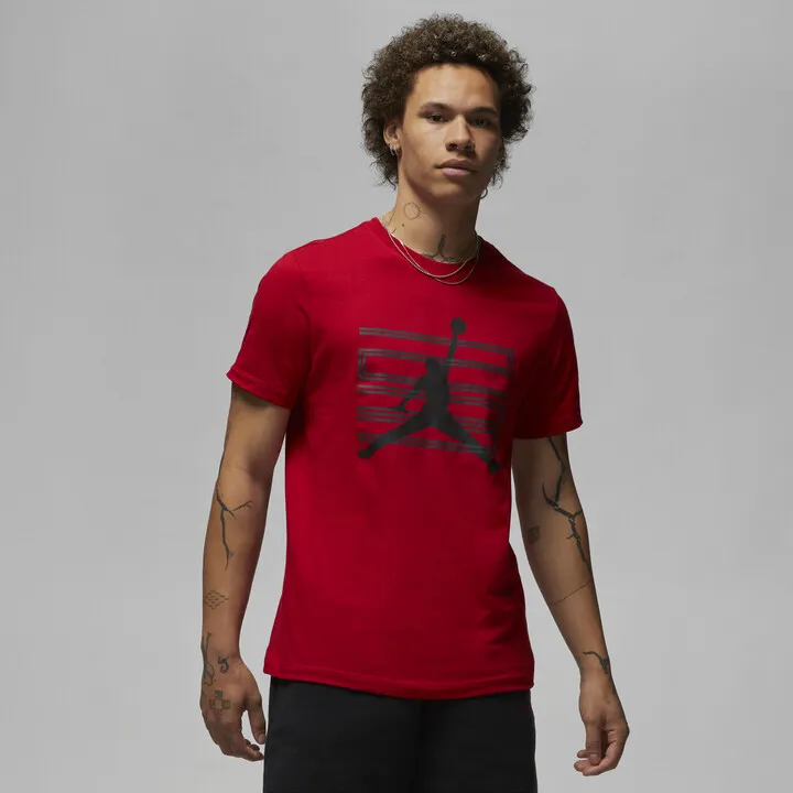 Men's Jordan AJ11 Graphic T-Shirt in Red