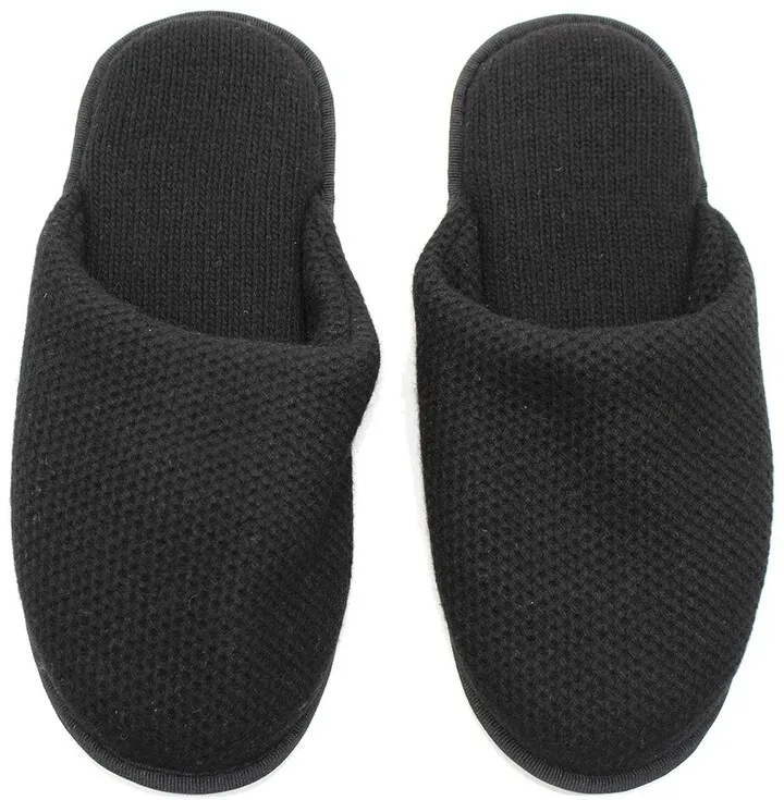 Portolano Ladies Slippers In Honeycomb Stitch