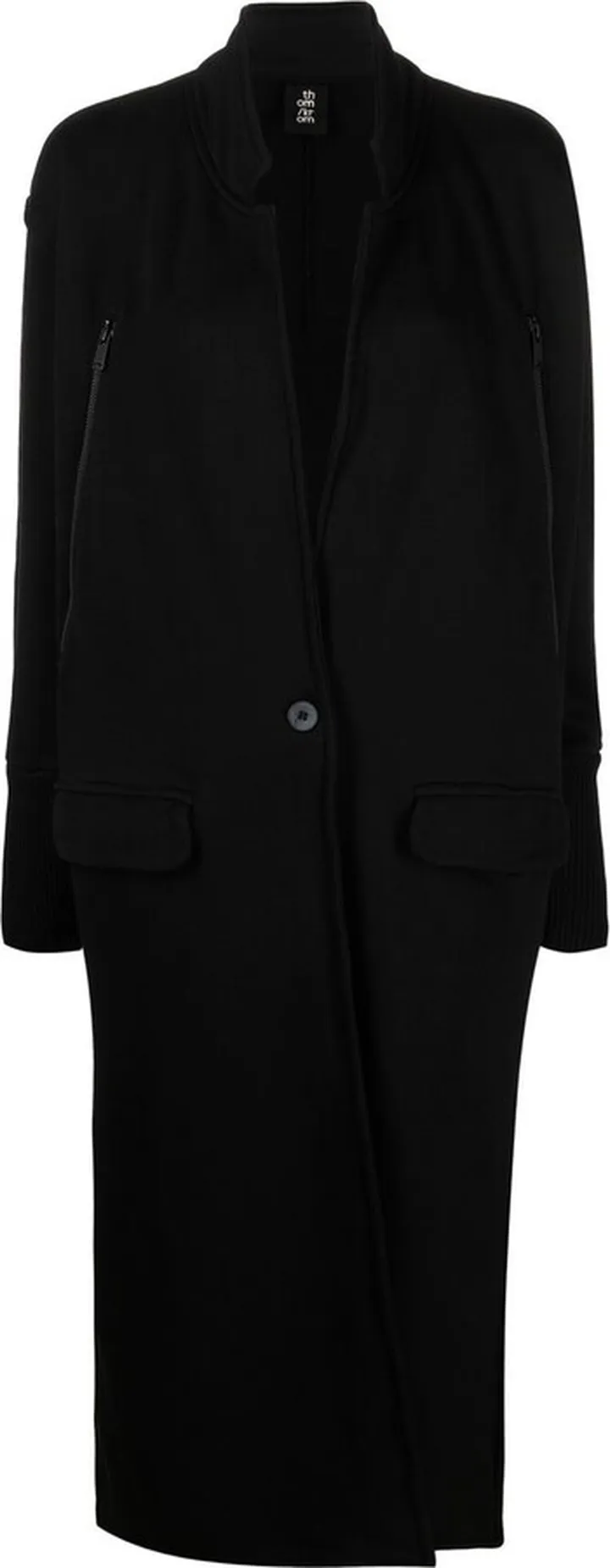 Oversized Single-Breasted Coat