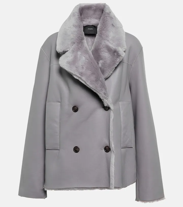 Calla shearling-lined jacket