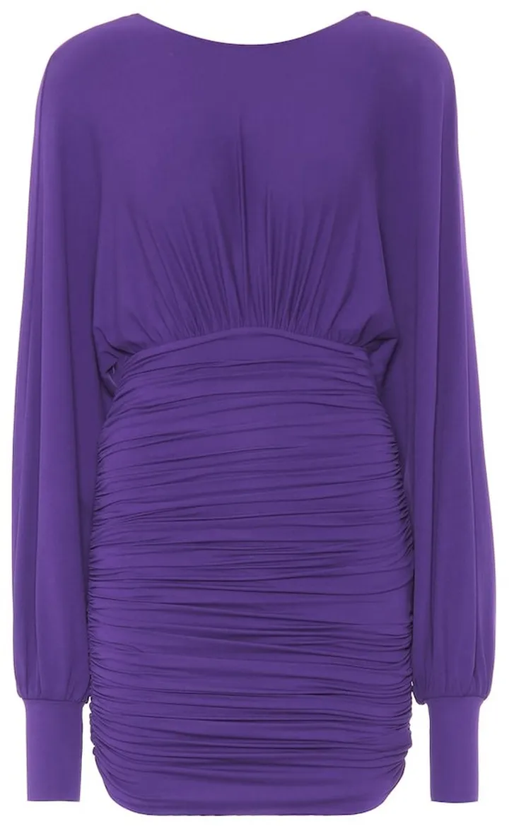 Stretch-jersey minidress