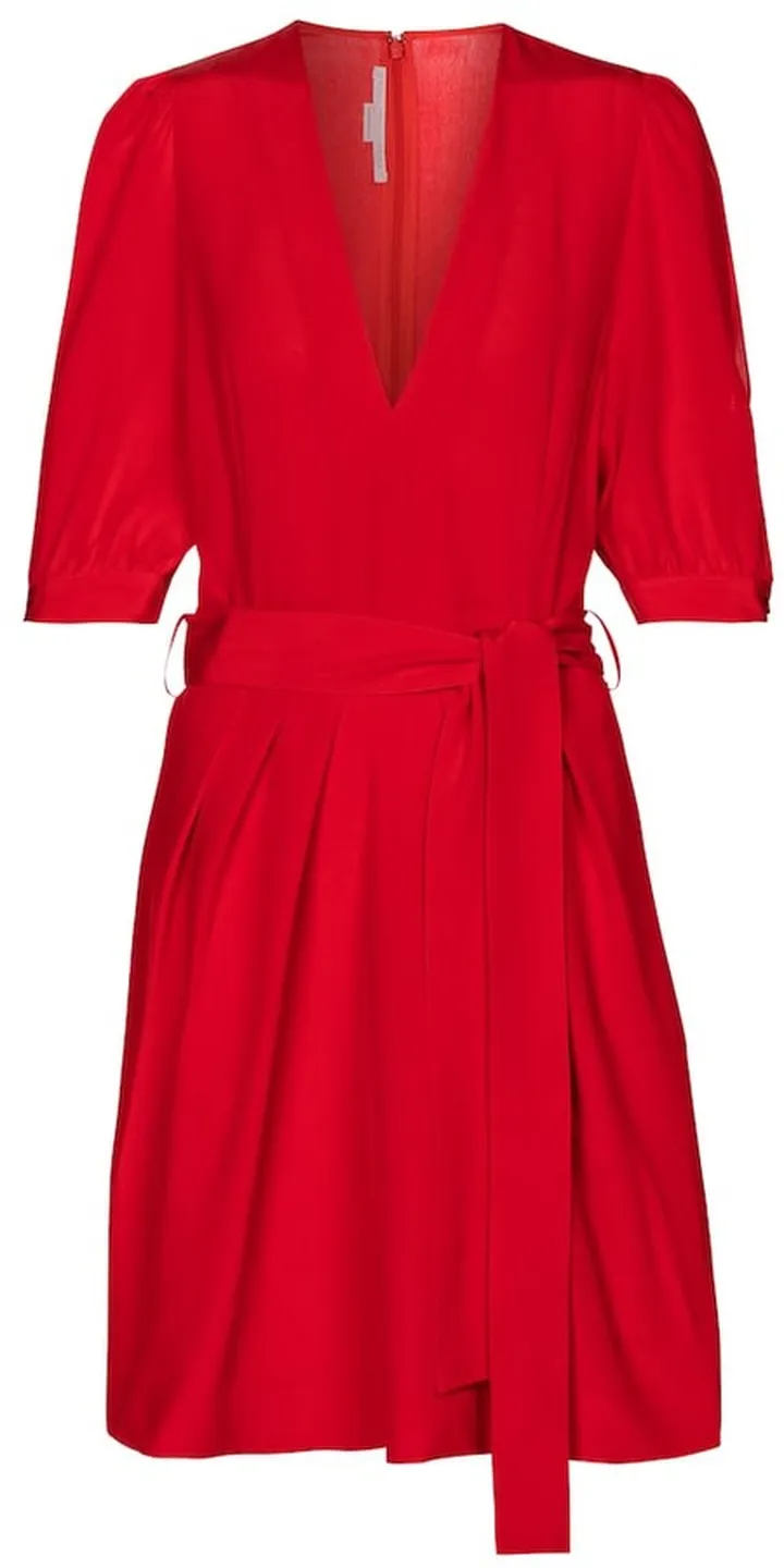 Jordan silk minidress