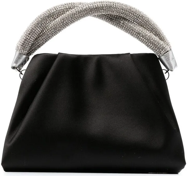 Berenice silk-satin bag